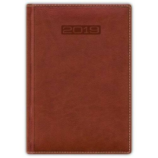 DAYLINER Naptár, tervező, A5, napi, DAYLINER, "Sherwood", barnásvörös határidőnapló