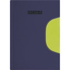 DAYLINER Naptár, tervező, B5, heti, DAYLINER  "Memphis", kék-zöld határidőnapló