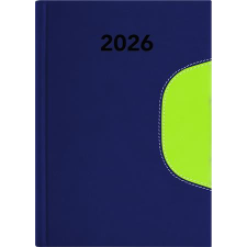 DAYLINER Naptár, tervező, B6, heti, DAYLINER Memphis, kék-zöld (NMB6KZU) határidőnapló