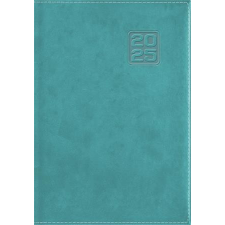 DAYLINER Naptár, tervező, B6, heti, DAYLINER "Square", türkiz határidőnapló