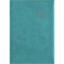 DAYLINER Naptár, tervező, B6, heti, DAYLINER Square, türkiz (NSQB6TU) határidőnapló