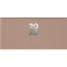 DAYLINER Zsebnaptár, fekvő elrendezésű, DAYLINER, Pannon, natúr (NPZSNAU) naptár, kalendárium