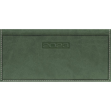 DAYLINER Zsebnaptár, fekvő elrendezésű, DAYLINER, "Sherwood", zöld naptár, kalendárium