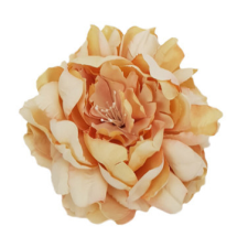 DC Babarózsa fej 13cm cirmos barack dekorációs kellék