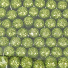 DC Csillámos polisztirol golyó 1cm oliva dekorációs kellék
