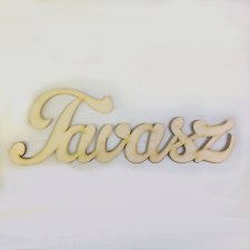 DC Fa felirat "Tavasz" natúr 9,5cm x 3,5cm dekorációs kellék