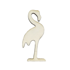 DC Fa figura - Flamingó 4,5cm x 10cm dekorációs kellék