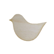 DC Fa figura - Madárka 6cm x 8cm dekorációs kellék