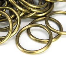 DC Fém karika bronz színű 2,5cm dekorációs kellék