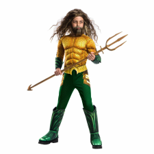 DC Izmos Aquaman Deluxe jelmez 8-10 éves gyerekeknek 128-140 cm jelmez