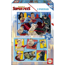 Dc Liga: Szuperkedvencek Puzzle Készlet 2x100 Darab puzzle, kirakós