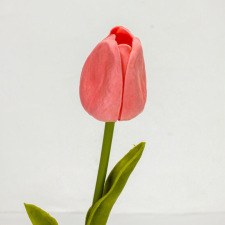 DC Tulipán szálas polifoam 32cm lazac színű dekoráció