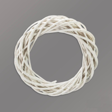 DC Vesszőkoszorú fehér 30cm dekorációs kellék