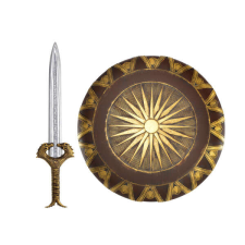 DC Wonder Woman kard és pajzs készlet gyerekeknek, 30 cm jelmez