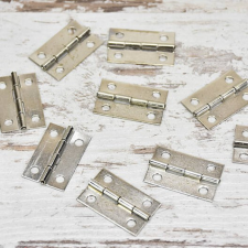 DC Zsanér ezüst színű nagy 1,7cm x 2,5cm 2db/csomag dekorációs kellék