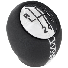 DCR Renault Master II III sebességváltó gomb 6 SEBESSÉGES FEKETE BŐR + KRÓM autóalkatrész