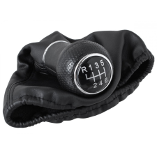 DCR Seat Toledo II 98-06 FEKETE sebességváltó gomb + 6-SEBESSÉGES Váltószoknya autóalkatrész