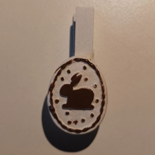 DD Mini csipeszek húsvét, 4,5cm nyuszis tojás dekorációs kellék