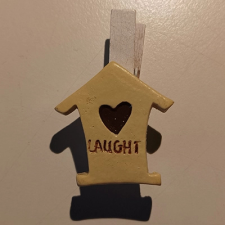 DD Mini csipeszek öröm/szeretet, 4,5cm öröm dekorációs kellék