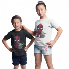  Deadpool és Baby Yoda - Gyerek Póló gyerek póló