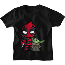 Deadpool és Baby Yoda - Gyerek Póló gyerek póló