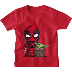  Deadpool és Baby Yoda - Gyerek Póló