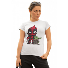  Deadpool és Baby Yoda - Női Póló női póló