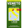 Deagostini Veneto térkép Deagostini 1:250 000