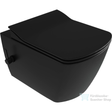 Deante BLUR fali WC bidé funkcióval, keverő csapteleppel és ülőkével, fekete CDZ_NWPW szaniter