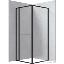 Deante BLUR zuhanykabin 90x90 cm-es, fekete KQB_N099P kád, zuhanykabin
