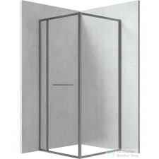 Deante BLUR zuhanykabin 90x90 cm-es, titanium KQB_D099P kád, zuhanykabin