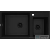 Deante ERIDAN gránit mosogató, 2 medencés, fekete ZQE_N20B
