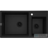 Deante ERIDAN gránit mosogató, 2 medencés, grafit metál ZQE_G20B