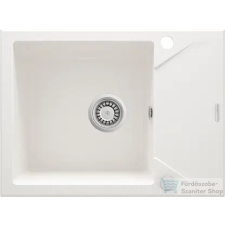 Deante EVORA gránit mosogató, 1 medencés, csepegtetővel, 590x440 mm, alabástrom ZQJ_A11A mosogatótálca