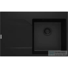 Deante EVORA gránit mosogató, 1 medencés, csepegtetővel, 760x500 mm, fekete, balos, ZQJ_N11L