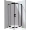 Deante FUNKIA zuhanykabin zuhanytálcával 80x80 cm-es, nero profil KYCZN088P