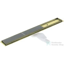 Deante megfordítható zuhanyfolyóka 60 cm-es, szálcsiszolt arany KOS_R06D építőanyag