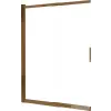 Deante PRIZMA kádparaván 100x140 cm, szálcsiszolt bronz KTJ_C73R