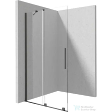 Deante PRIZMA walk-in zuhanyfal csúsztatható, 100 cm, titanium KTJ_D30R kád, zuhanykabin