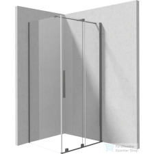 Deante PRIZMA zuhanykabin 120x90 cm-es, titanium KPNDP12S09 kád, zuhanykabin