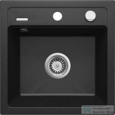 Deante ZORBA gránit mosogató, 1 medencés, 440x440 mm, grafit metál ZQZ_G103 mosogatótálca