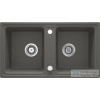 Deante ZORBA gránit mosogató, 2 medencés, antracit metál ZQZ_T203