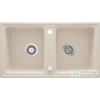 Deante ZORBA gránit mosogató, 2 medencés, bézs ZQZ_5203