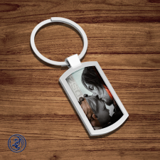  Death Stranding - Sam és BB fém kulcstartó ajándéktárgy