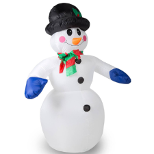 Debau Felfújható karácsonyi hóember figura 240x170x115 cm LED-es világítással, kültéri/beltéri karácsonyi dekoráció