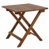 Debau kerti asztal akácfából, 46 cm, masszív, helytakarékos, elegáns