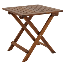 Debau kerti asztal akácfából, 46 cm, masszív, helytakarékos, elegáns kerti bútor