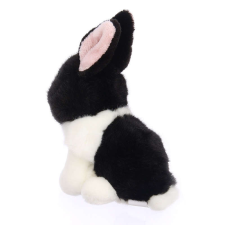 Debby - fekete-fehér plüss nyuszi - 16cm plüssfigura