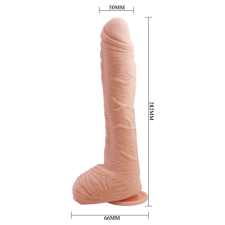 Debra Beautiful Alex 11" Dildo Flesh műpénisz, dildó