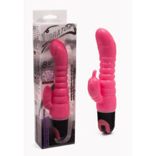 Debra G-pont vibrátor klitoriszkarral - rózsaszín vibrátorok